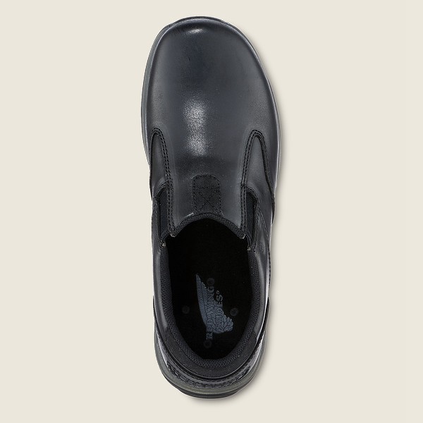 Red Wing Mens Comfortpro - Soft Toe - Slip-on Black - 4187POZJQ